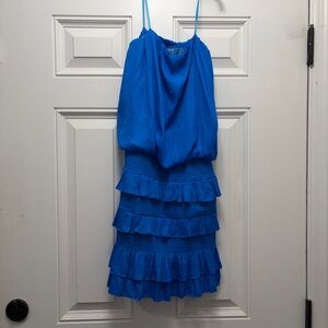 DO+BE Strapless Blue Dress
